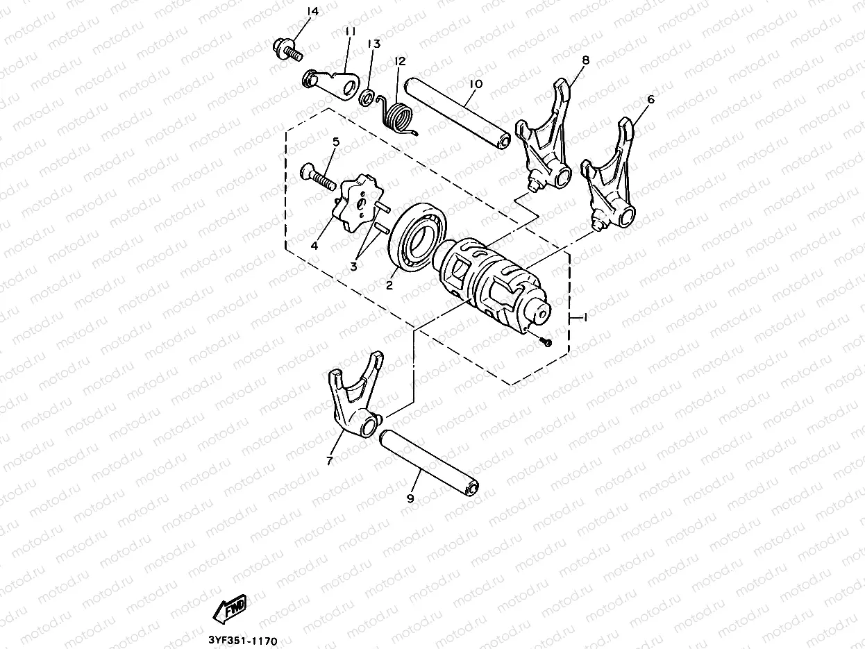 SHIFT CAM & FORK