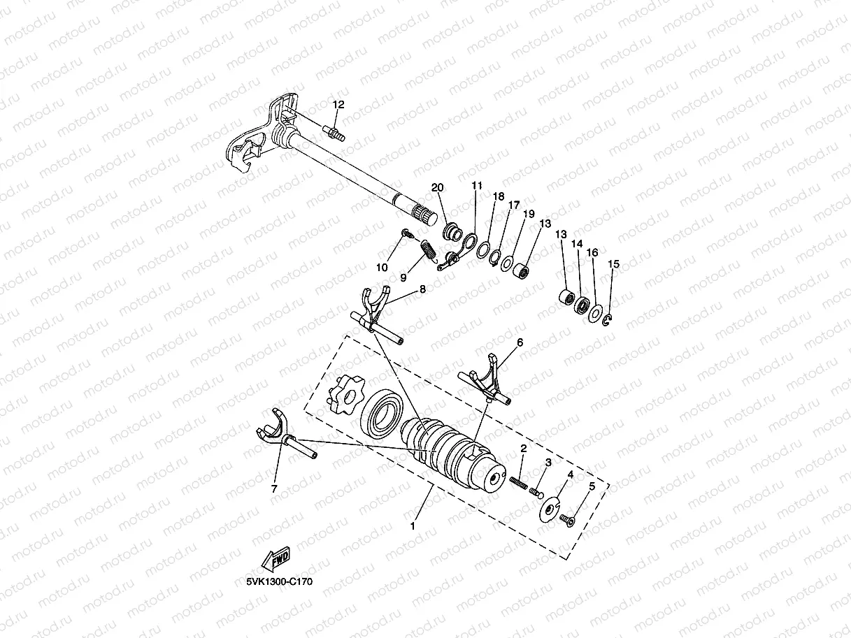 SHIFT CAM & FORK