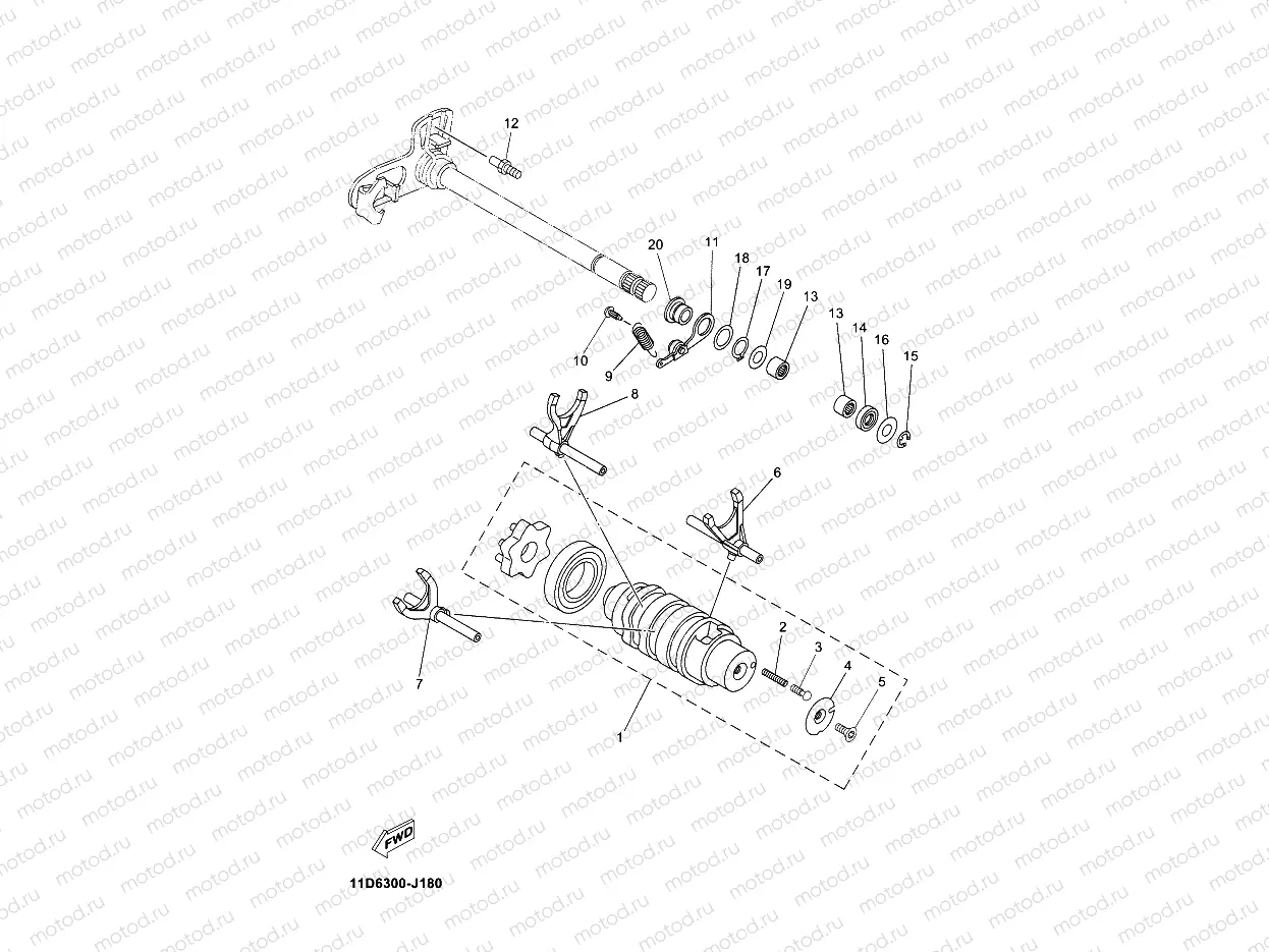SHIFT CAM & FORK