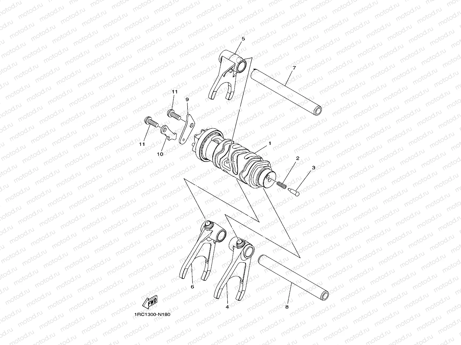 SHIFT CAM & FORK