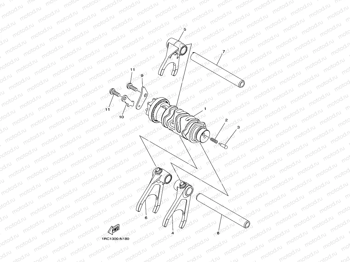 SHIFT CAM & FORK