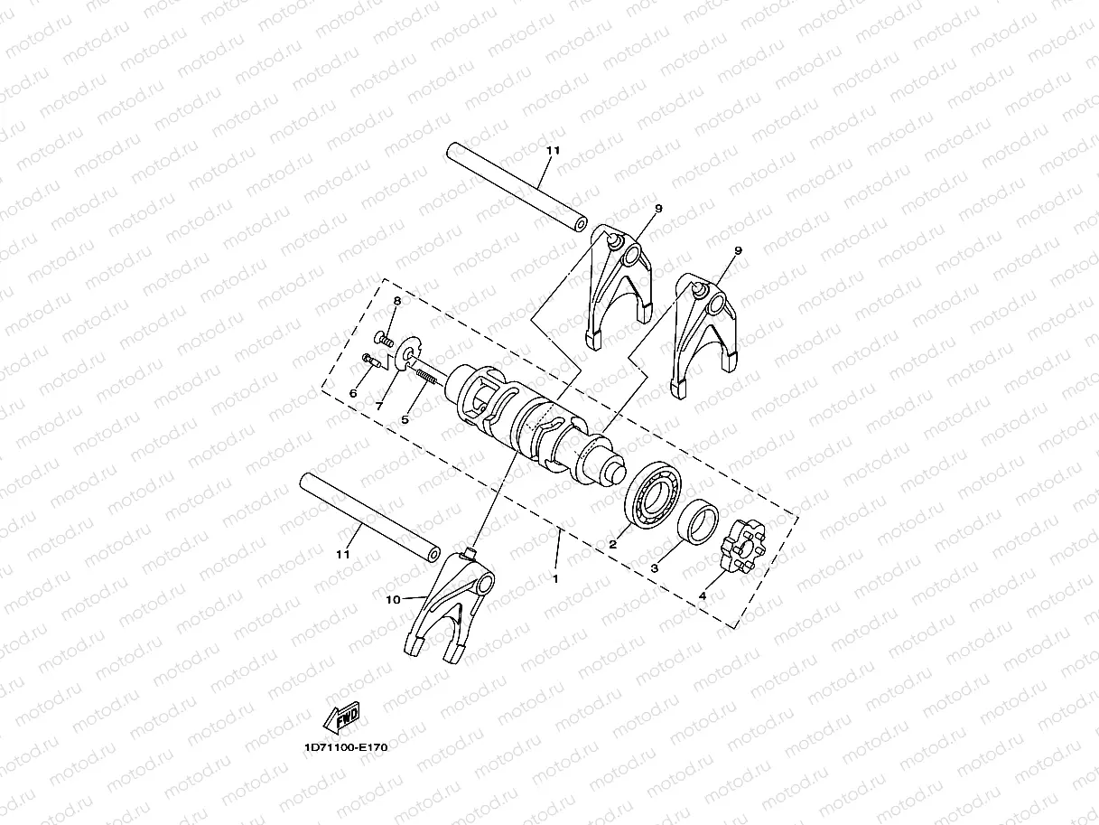 SHIFT CAM & FORK