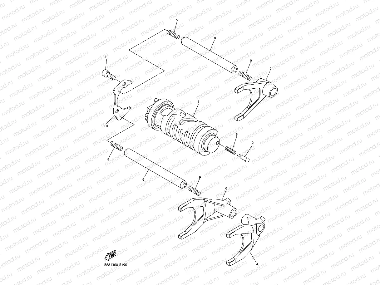 SHIFT CAM & FORK