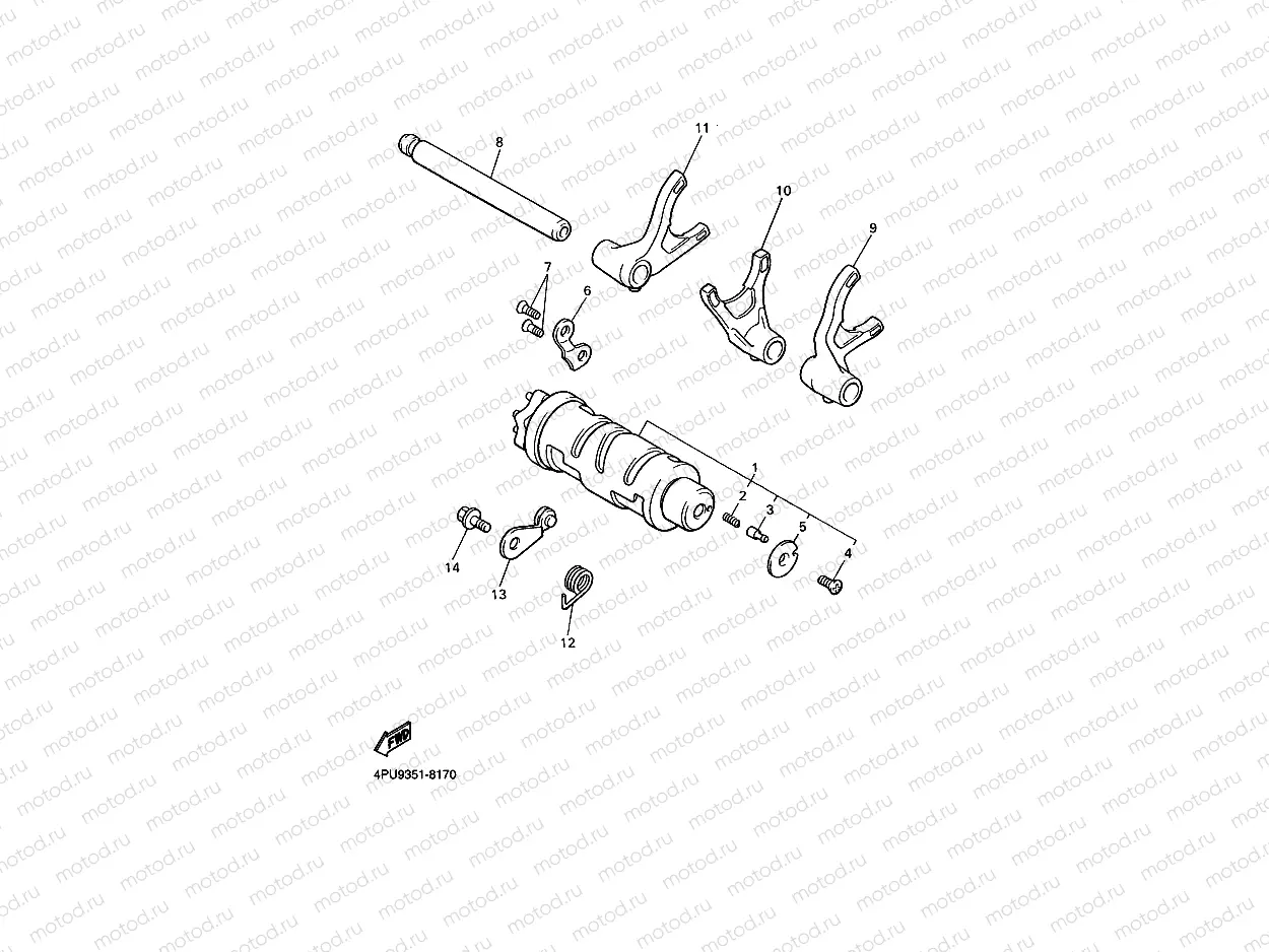 SHIFT CAM & FORK