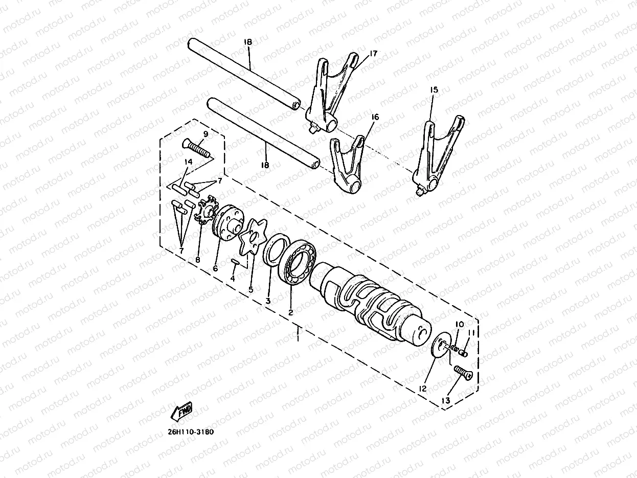 SHIFT CAM & FORK