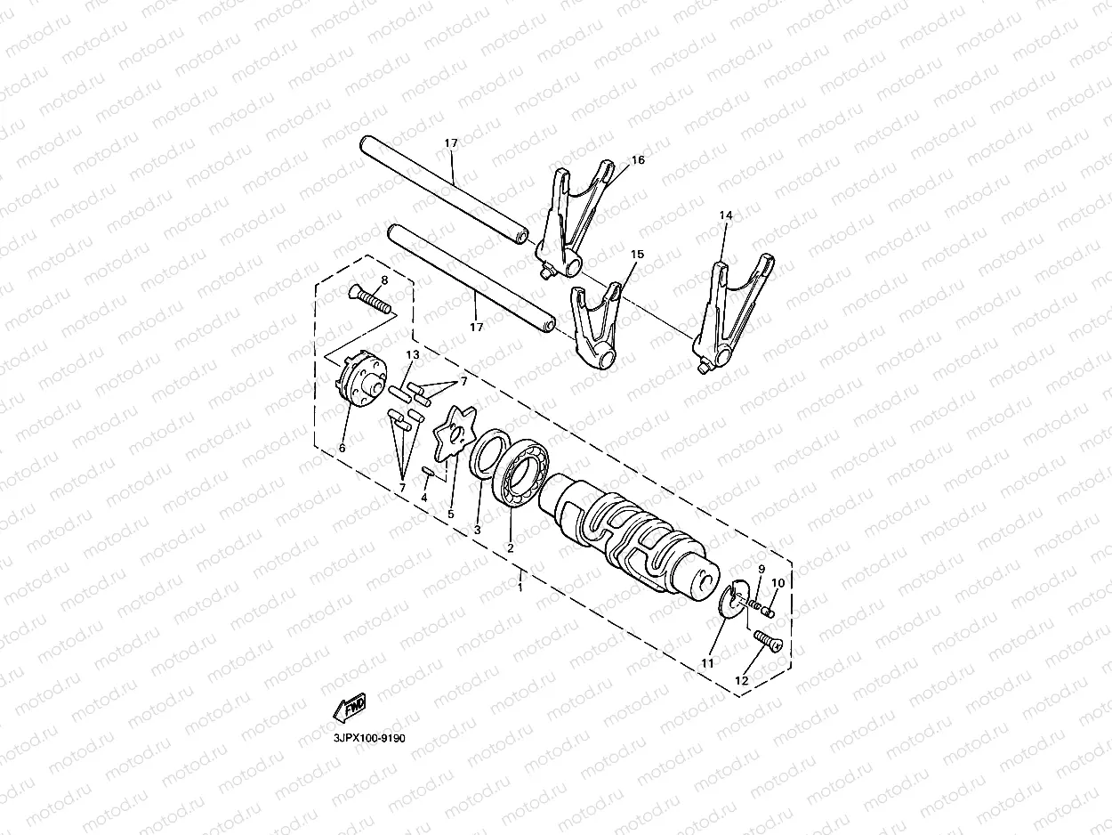 SHIFT CAM & FORK