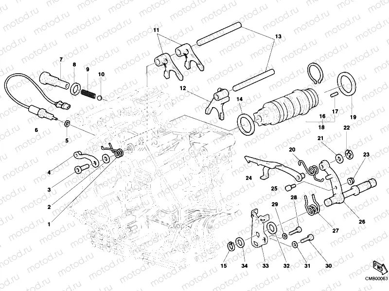 SHIFT CAM - FORK » FRONT SUSPENSION