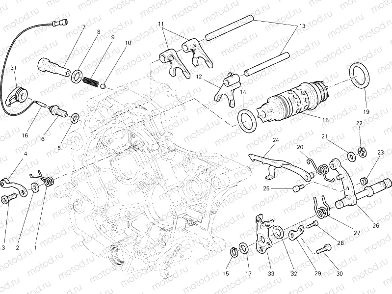 SHIFT CAM - FORK » FRONT SUSPENSION