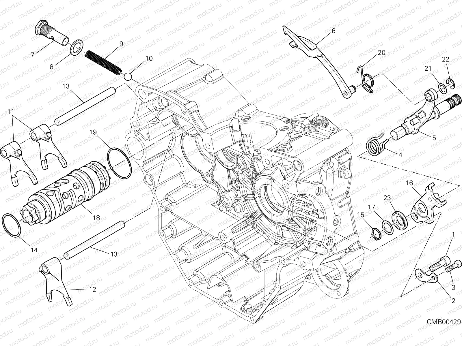 SHIFT CAM - FORK [MOD:HYM-SP;XST:AUS,EUR,FRA,JAP]