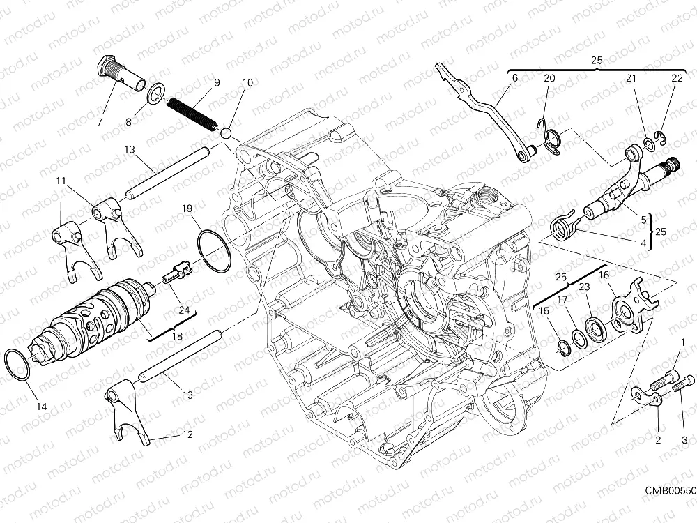 SHIFT CAM - FORK [MOD:SCR800CR]