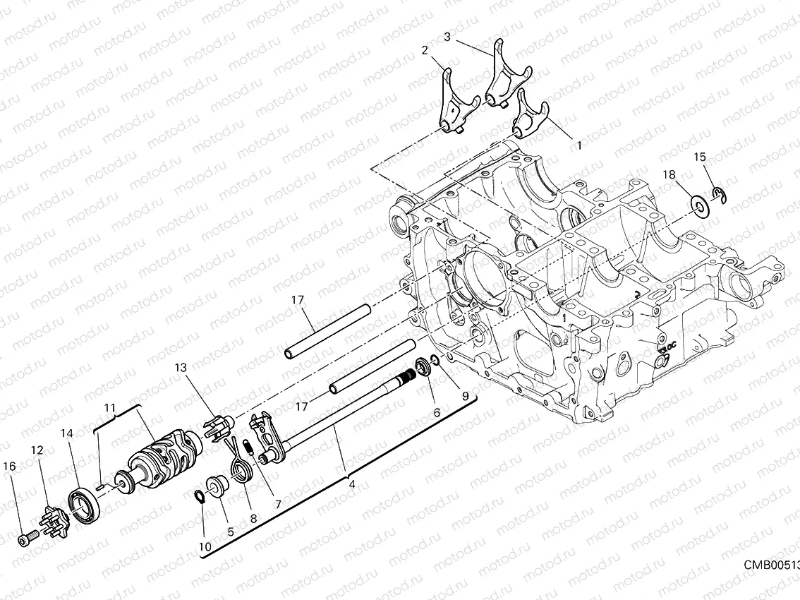 Shift Cam & Forks
