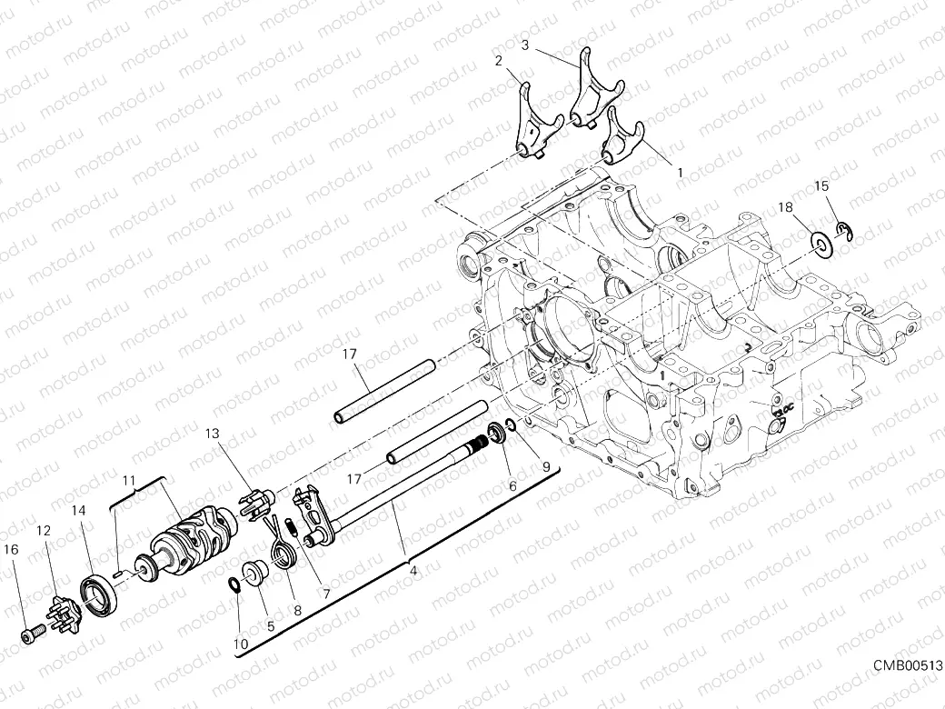 Shift Cam & Forks