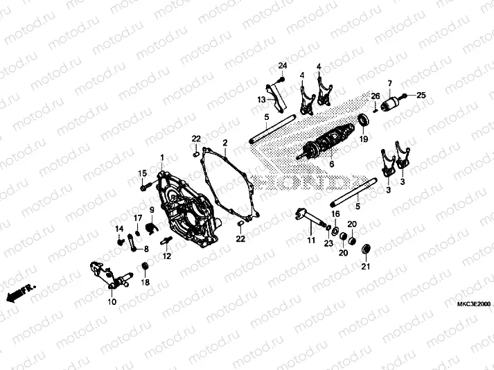 SHIFT DRUM / SHIFT FORK