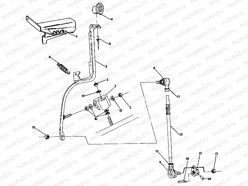 SHIFT LINKAGE ASSEMBLY 250 4x6 / W928627 (4922902290018A) | SHIFT LINKAGE ASSEMBLY 250 4x6 / W928627 (4922902290018A)