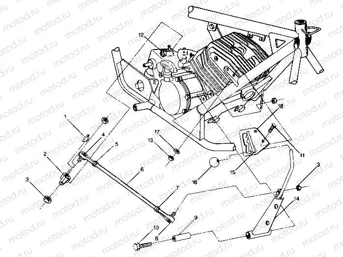 Shift Linkage Assembly (4913521352037A) | Shift Linkage Assembly (4913521352037A)