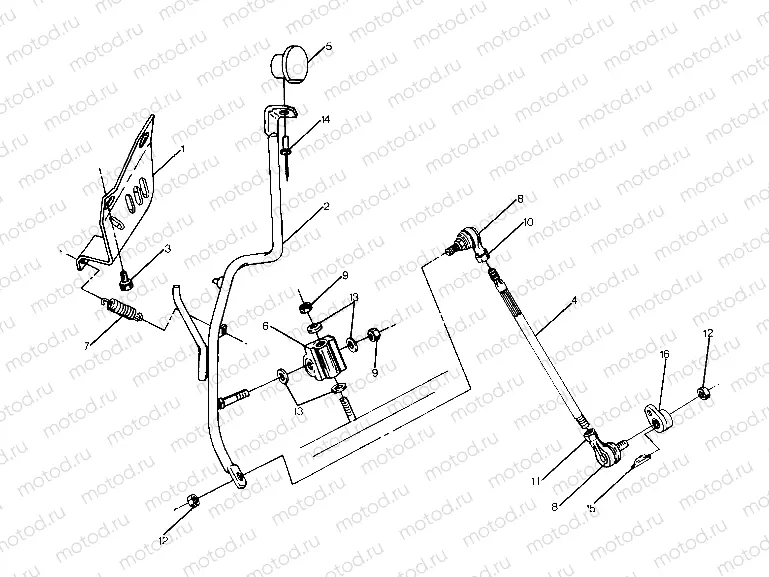 Shift Linkage Assembly (4915951595016A) | Shift Linkage Assembly (4915951595016A)