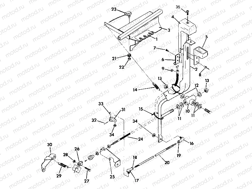 Shift Linkage Assembly (4918541854039A) | Shift Linkage Assembly (4918541854039A)