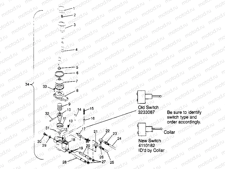 SHIFT LINKAGE ASSEMBLY 4X4 400L W948140 (4926772677C006) | SHIFT LINKAGE ASSEMBLY 4X4 400L W948140 (4926772677C006)