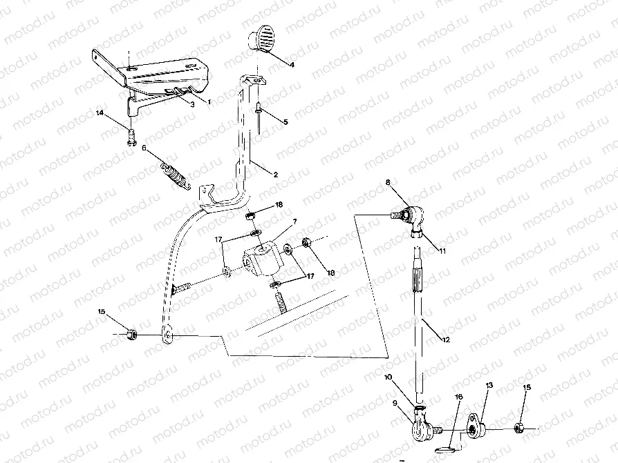 Shift Linkage Assembly 4X6 (49187218720016) | Shift Linkage Assembly 4X6 (49187218720016)