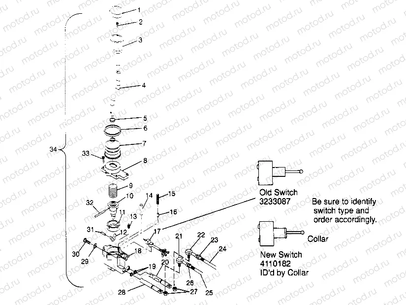 SHIFT LINKAGE ASSEMBLY Sportsman 4x4 W948040 (4926842684C006) | SHIFT LINKAGE ASSEMBLY Sportsman 4x4 W948040 (4926842684C006)