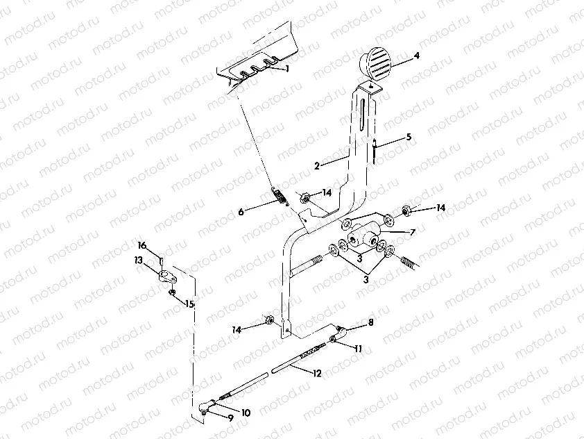 SHIFT LINKAGE ASSEMBLY  TRAIL BLAZER (4919761976031A) | SHIFT LINKAGE ASSEMBLY  TRAIL BLAZER (4919761976031A)