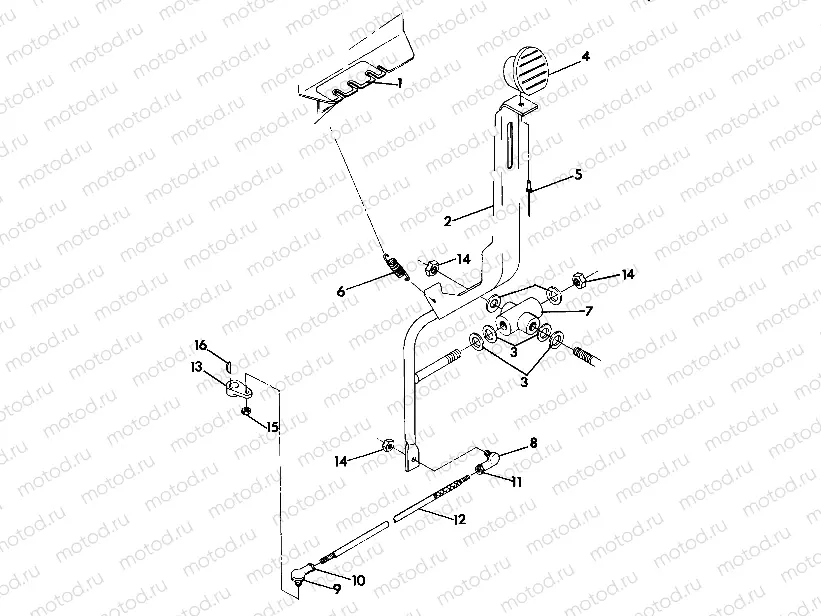 Shift Linkage Assembly Updated 5/90 (4917731773038A) | Shift Linkage Assembly Updated 5/90 (4917731773038A)