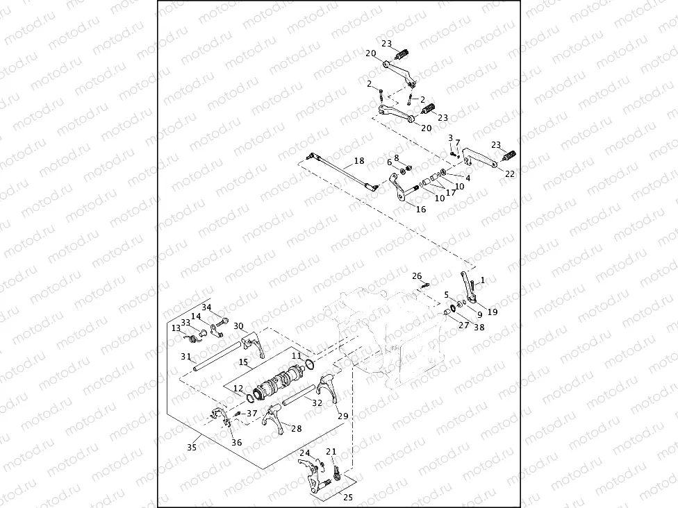 SHIFTER, GEAR (1 OF 2)
