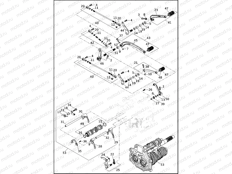 SHIFTER, GEAR (1 OF 2)