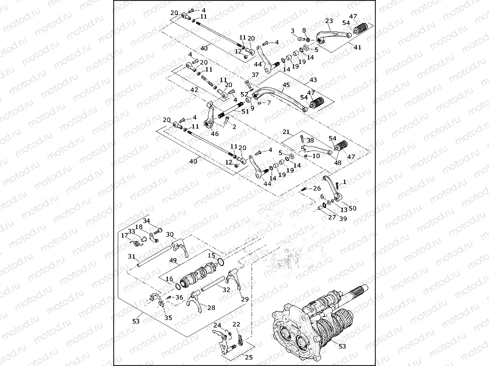 SHIFTER, GEAR (1 OF 2)