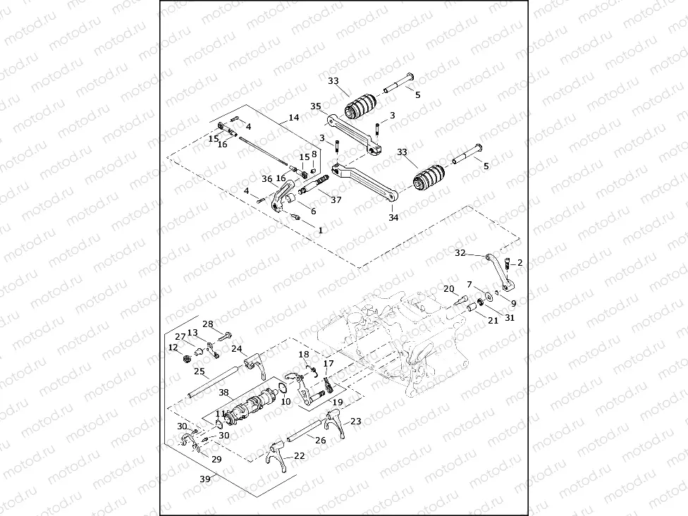 SHIFTER, GEAR (1 OF 2)