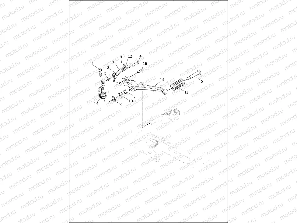 SHIFTER LEVER-XG750A