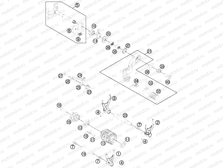 SHIFTING MECHANISM|Engine|34