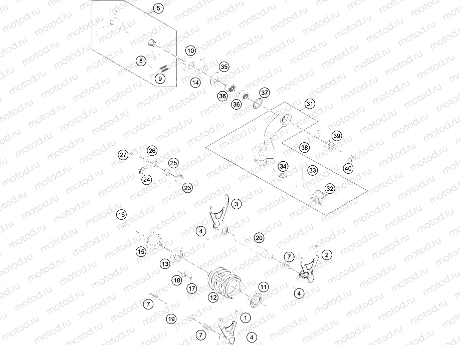 SHIFTING MECHANISM|Engine|34