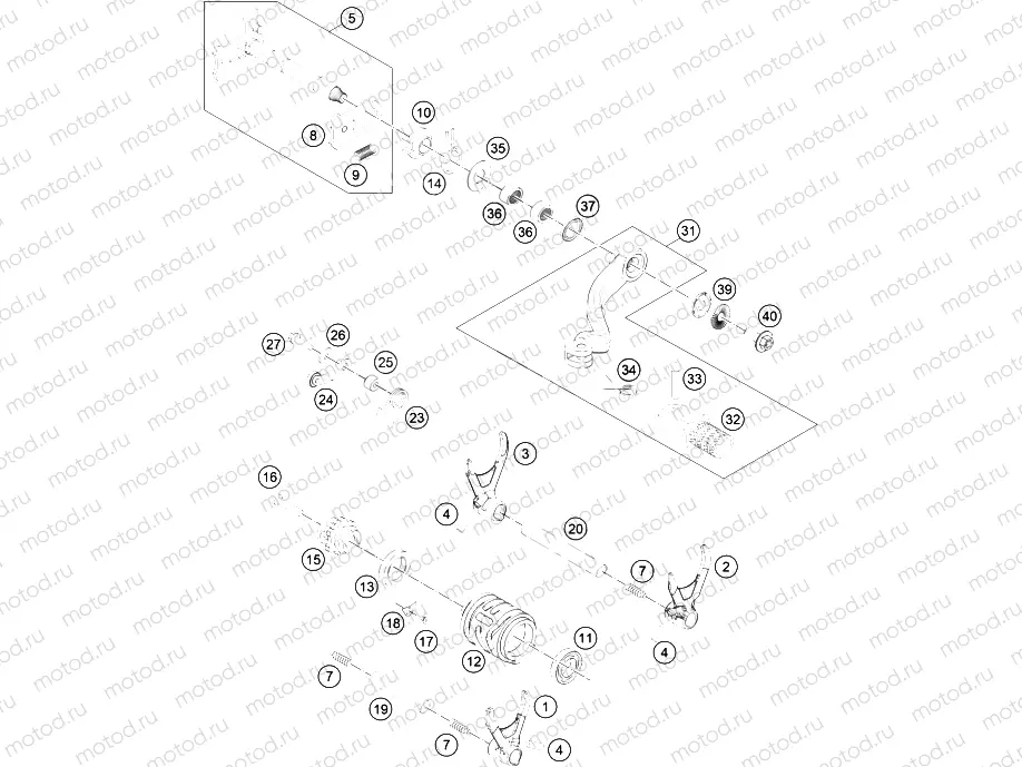 SHIFTING MECHANISM|Engine|34