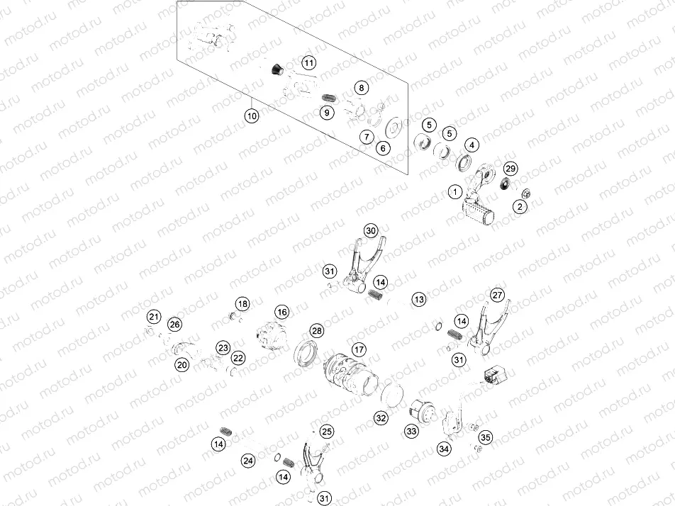 SHIFTING MECHANISM|Engine|34
