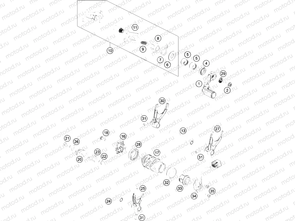 SHIFTING MECHANISM|Engine|34