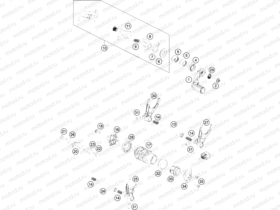 SHIFTING MECHANISM|Engine|34