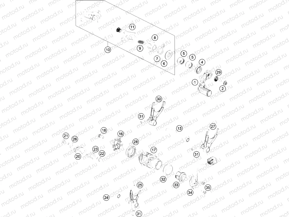 SHIFTING MECHANISM|Engine|34