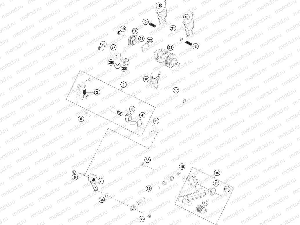 SHIFTING MECHANISM|Engine|34