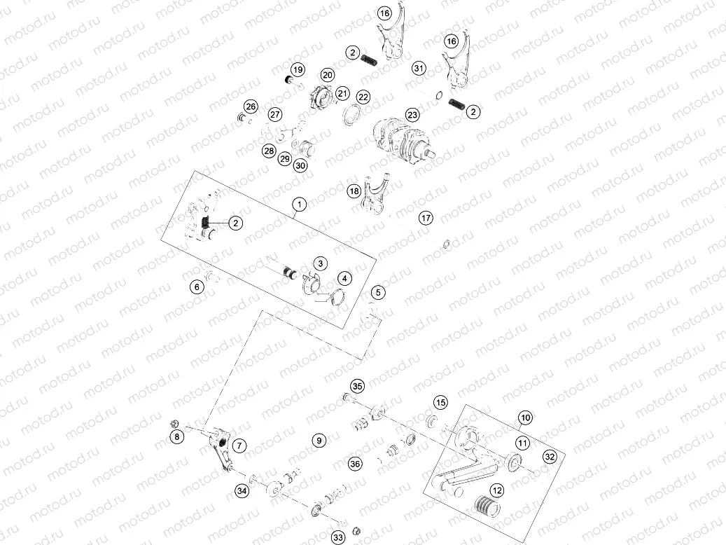 SHIFTING MECHANISM|Engine|34