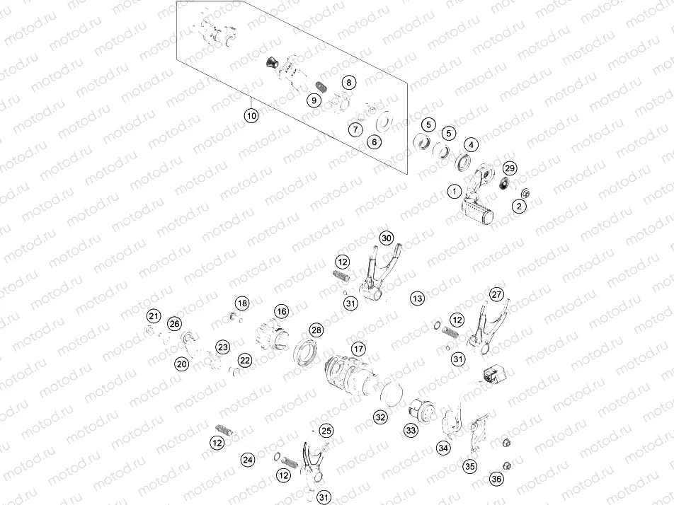 SHIFTING MECHANISM|Engine|34