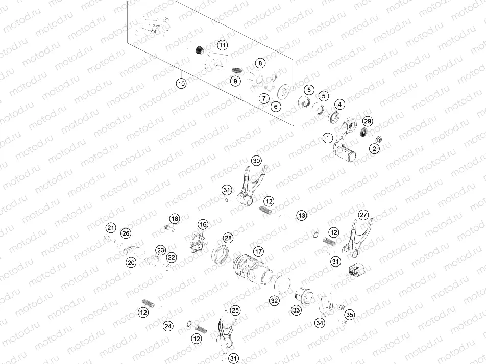 SHIFTING MECHANISM|Engine|34