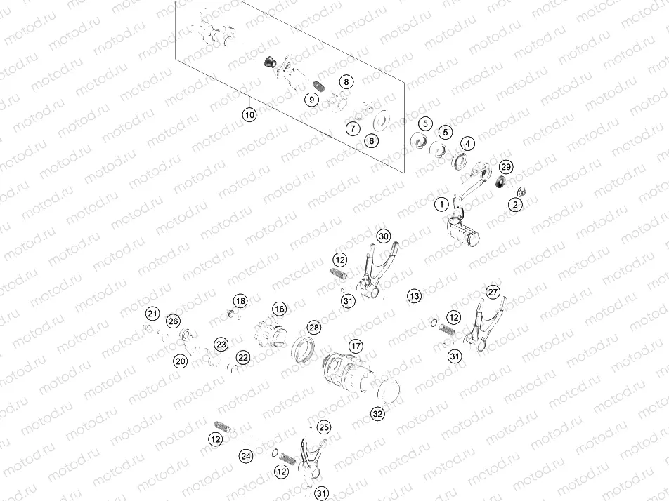 SHIFTING MECHANISM|Engine|34