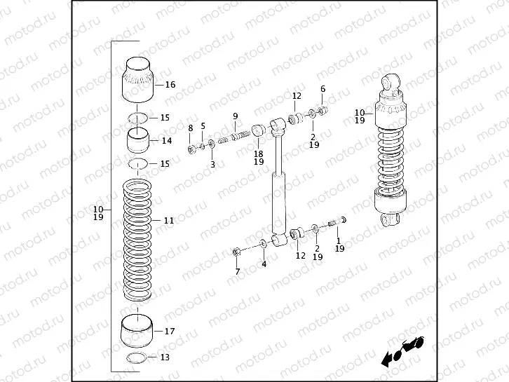 SHOCK ABSORBER - HYDRAULIC