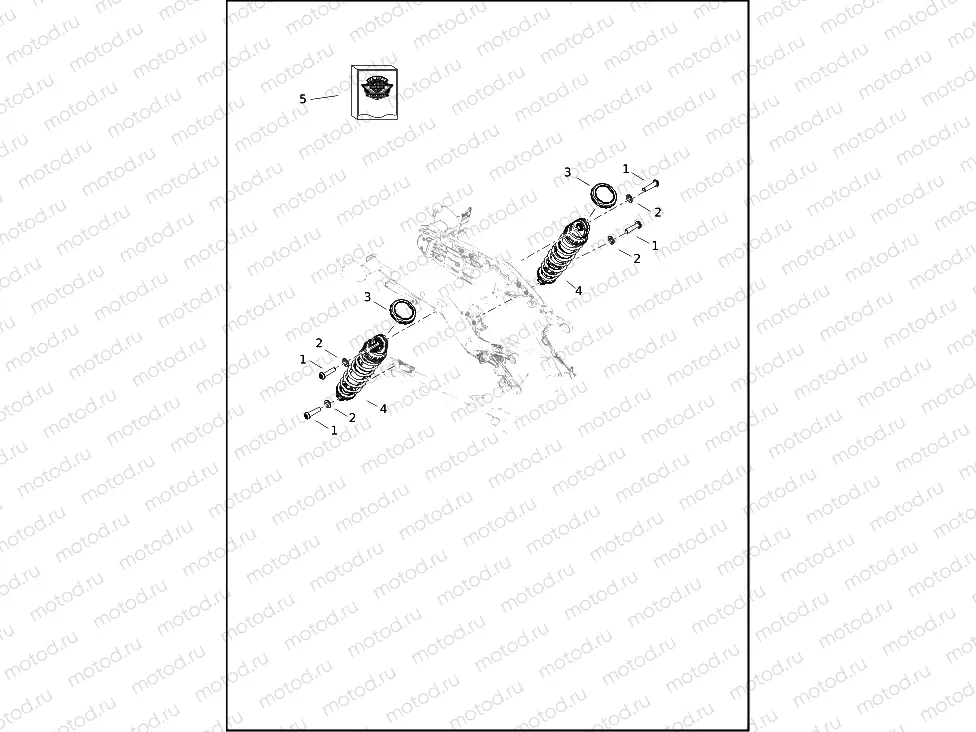 SHOCK ABSORBER, REAR