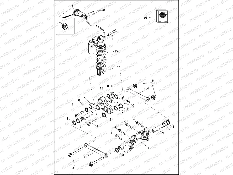 SHOCK ABSORBER, REAR