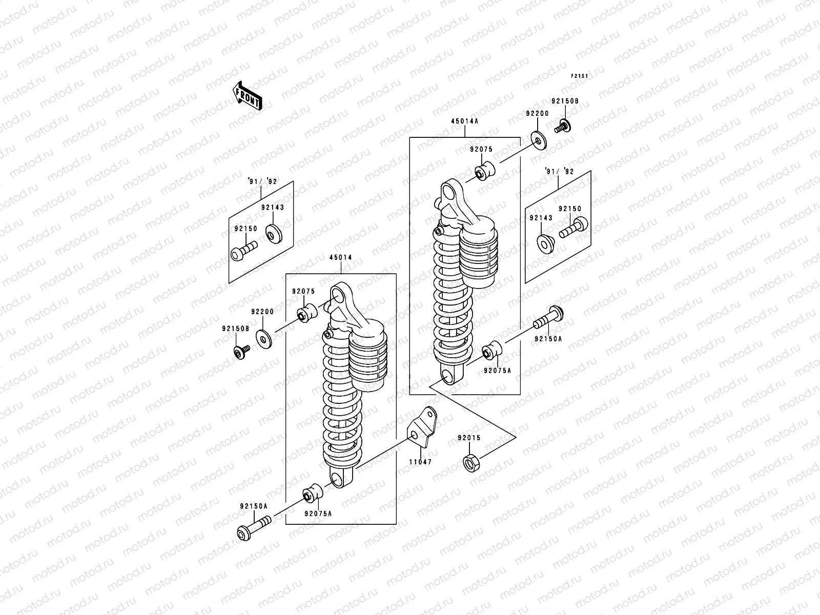 Shock Absorber(-ZR750C-038583)