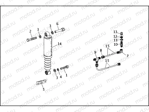 SHOCK ABSORBERS - FLHTP