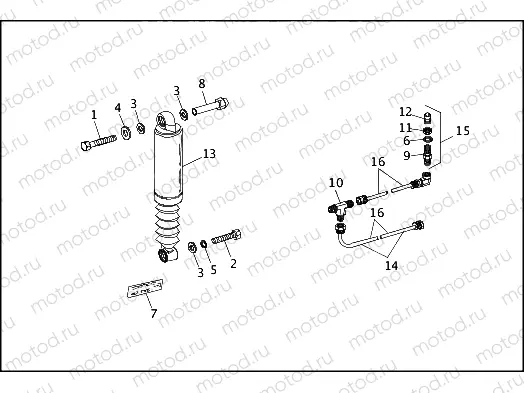 SHOCK ABSORBERS - FLHTP