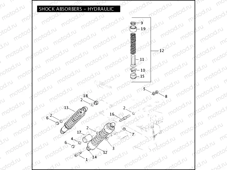 SHOCK ABSORBERS - HYDRAULIC